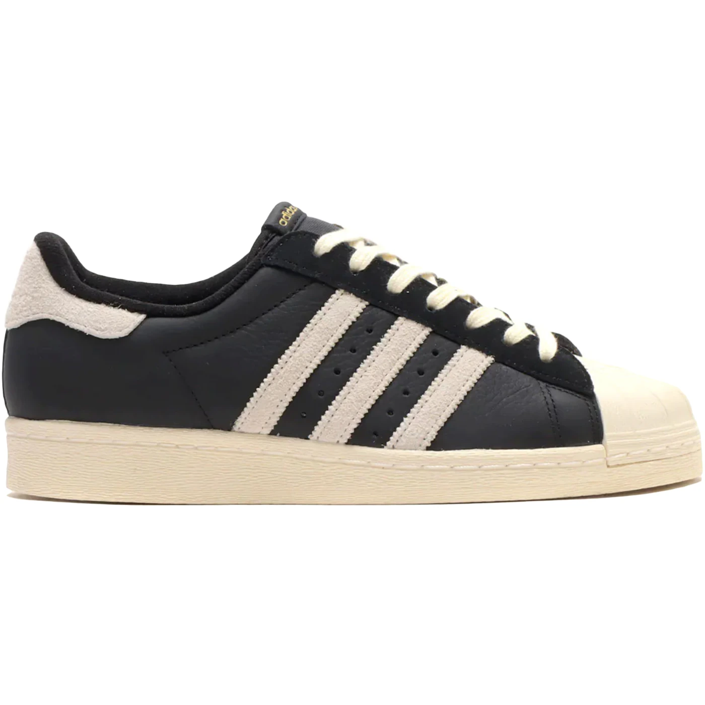 adidas Superstar 82 Core Black Cream White 2 adidas Superstar 82 Core Black Cream White