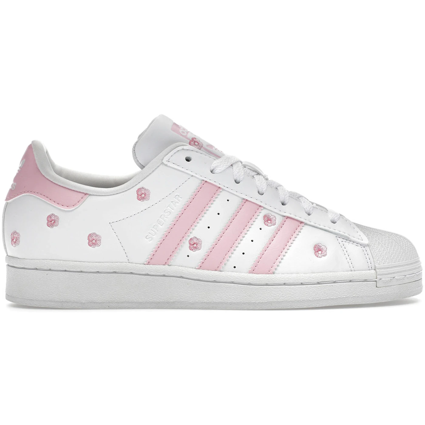 adidas Superstar Cloud White Clear Pink GS 1 2