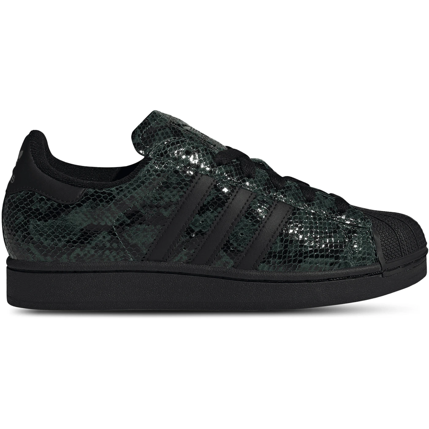 adidas Superstar II Collegiate Green Snakeskin Womens 1 2