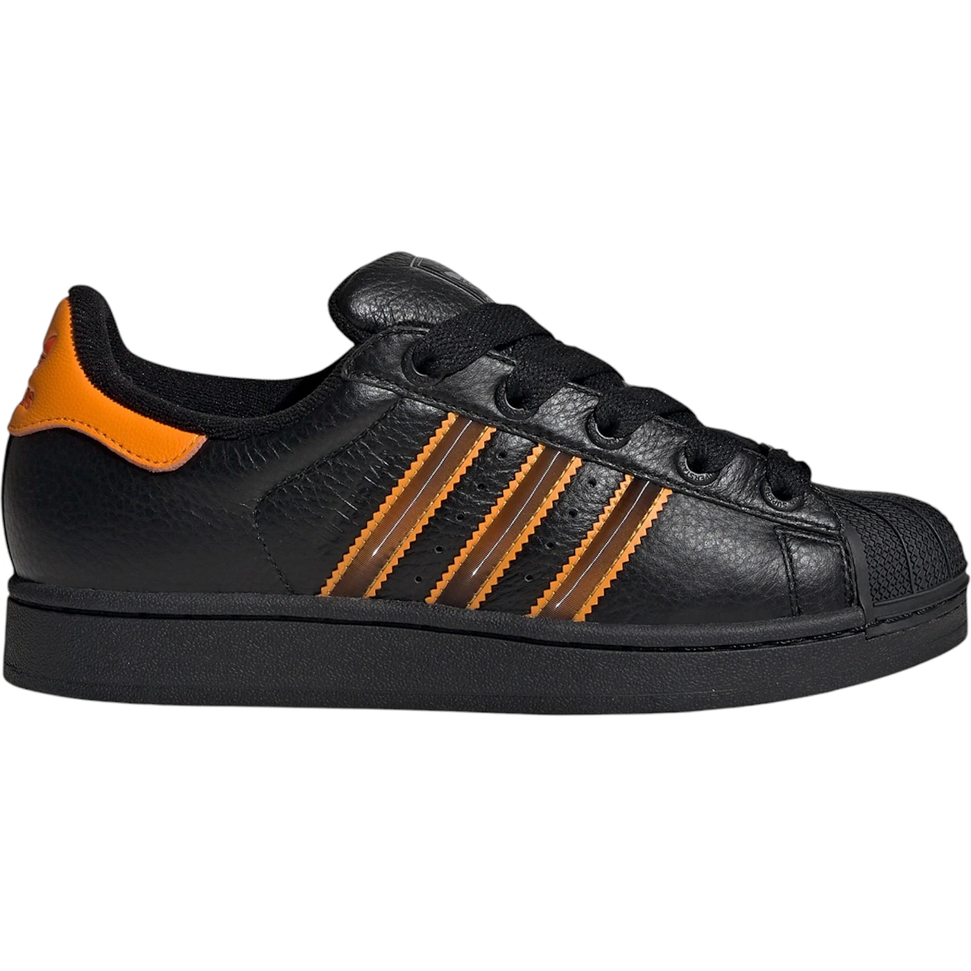 adidas Superstar II Core Black Crew Orange Semi Impact Orange (Women's)