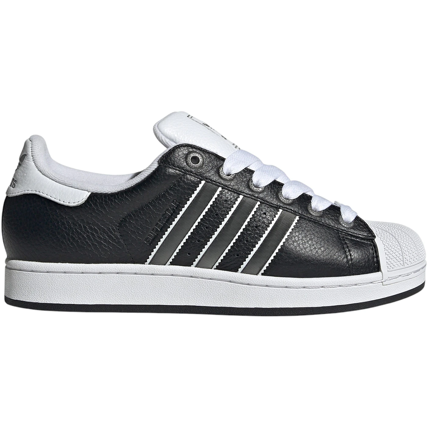 adidas Superstar II Core Black Matte Silver Cloud White
