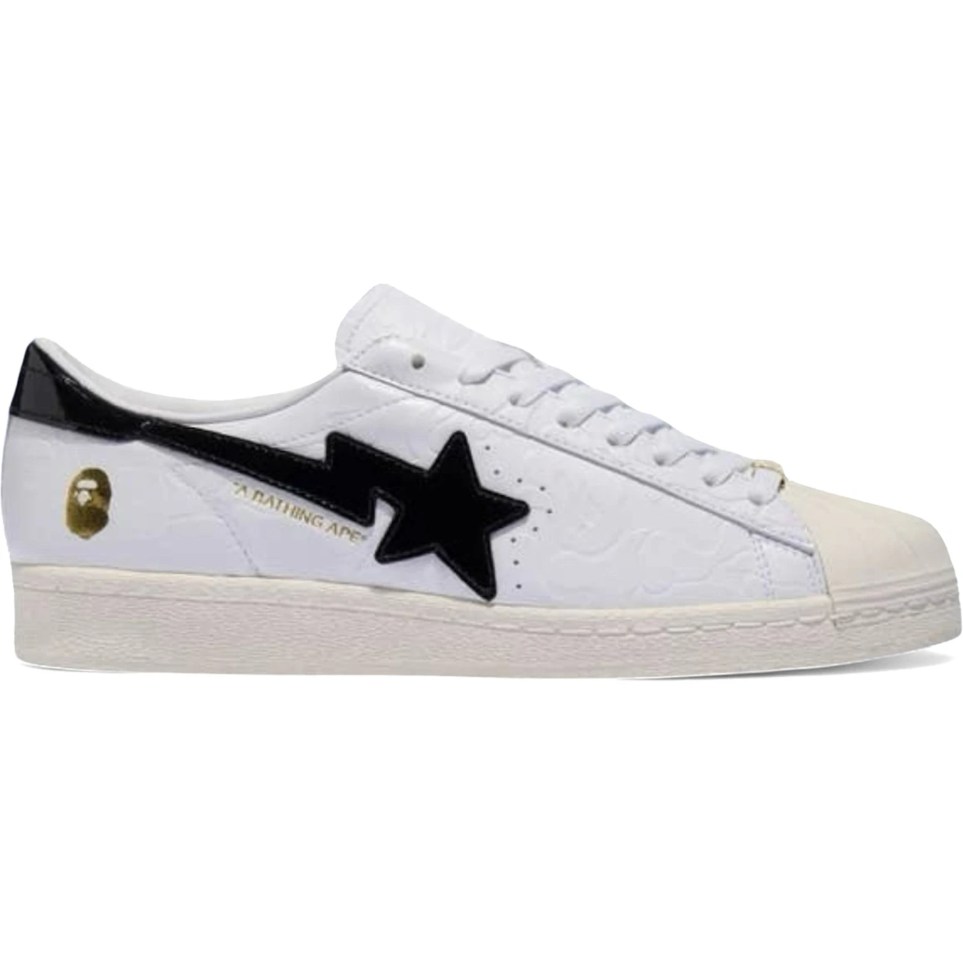 adidas Superstar Vintage Bape White Black