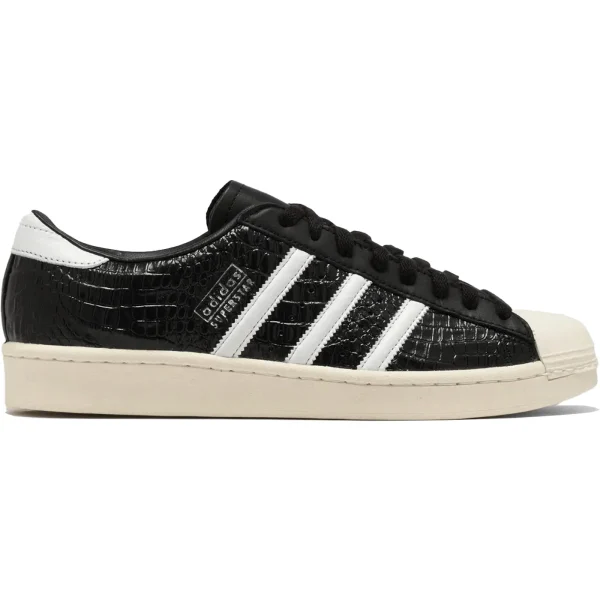 adidas Superstar Vintage Black White Croc (Women’s)