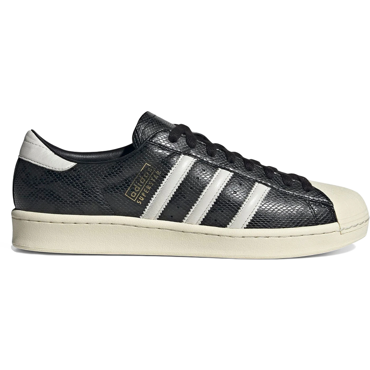 adidas Superstar Vintage Black White Snakeskin Made in Germany 1 2