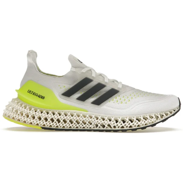 adidas Ultra 4DFWD White Solar Yellow