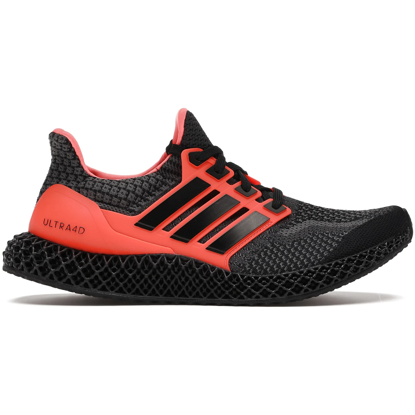 adidas Ultra 4D Core Black Solar Red 1 adidas Ultra 4D Core Black Solar Red