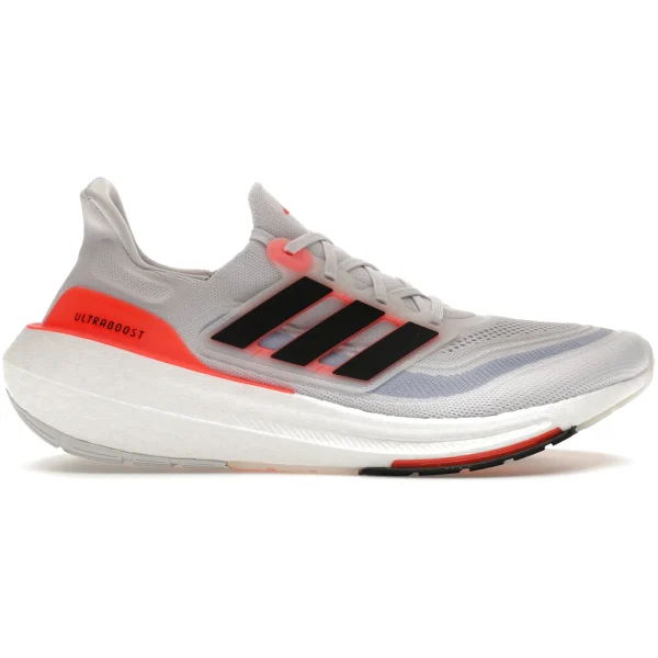 adidas Ultra Boost Light White Black Solar Red