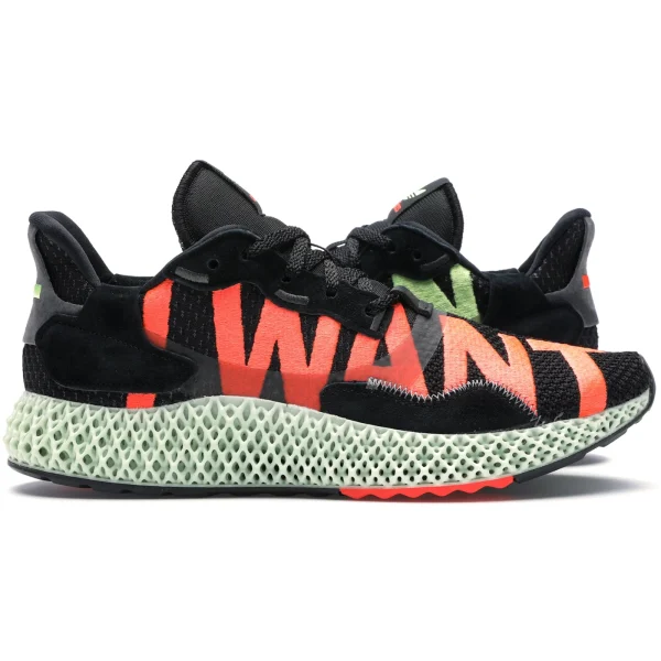 adidas ZX 4000 4D I Want I Can Black