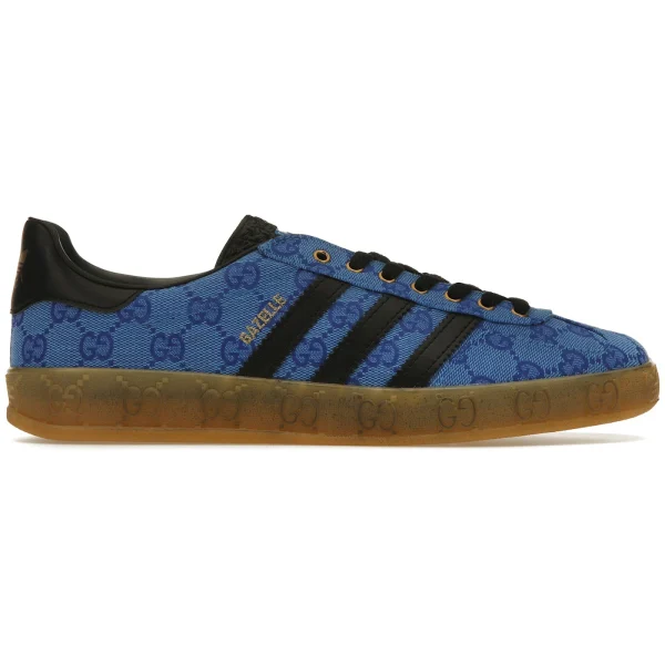 adidas x Gucci Gazelle Blue GG Monogram