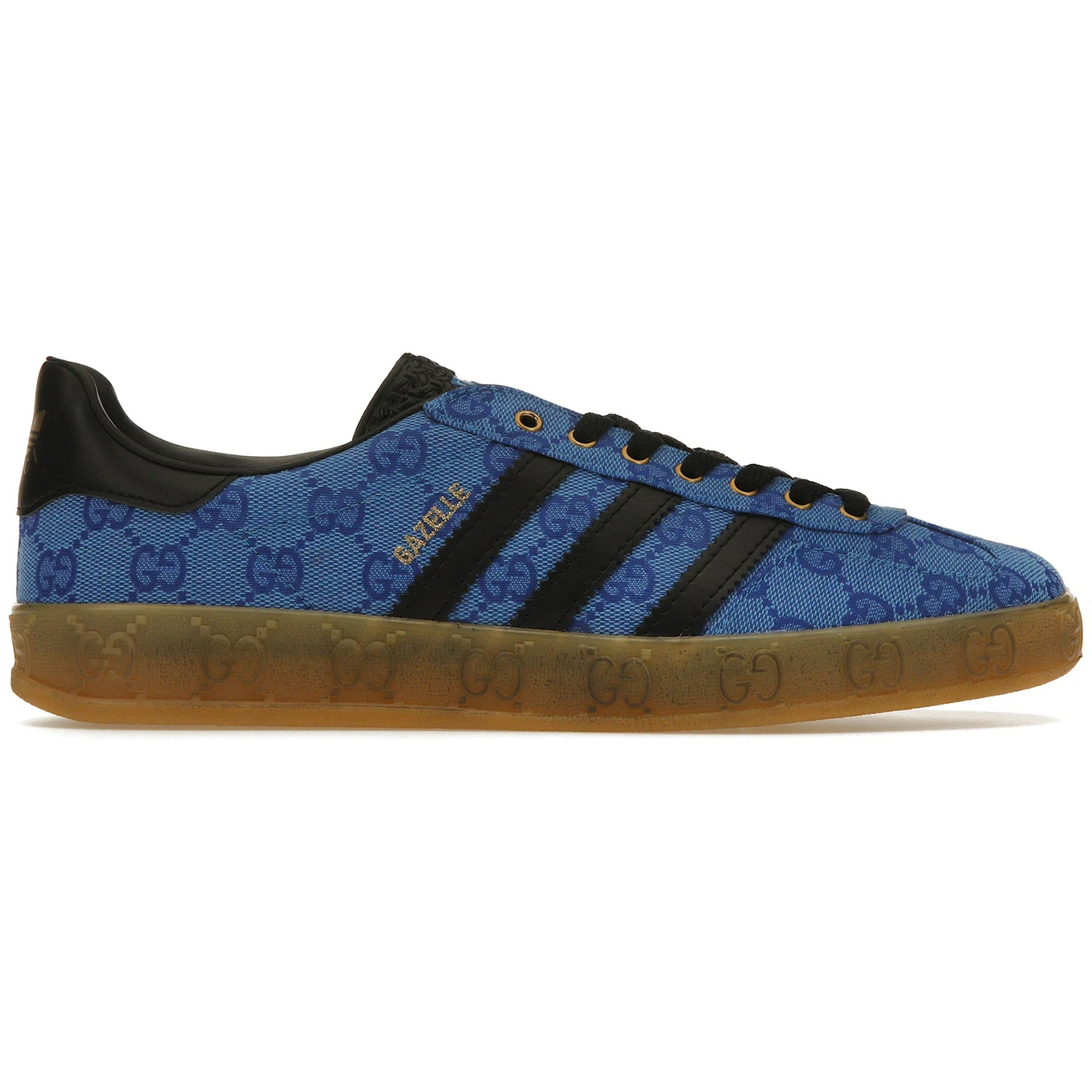 adidas x Gucci Gazelle Blue GG Monogram 2 adidas x Gucci Gazelle Blue GG Monogram 1 2