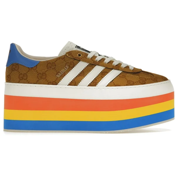 adidas x Gucci Gazelle Original GG Multicolor Platform (Women&rsquo;s)