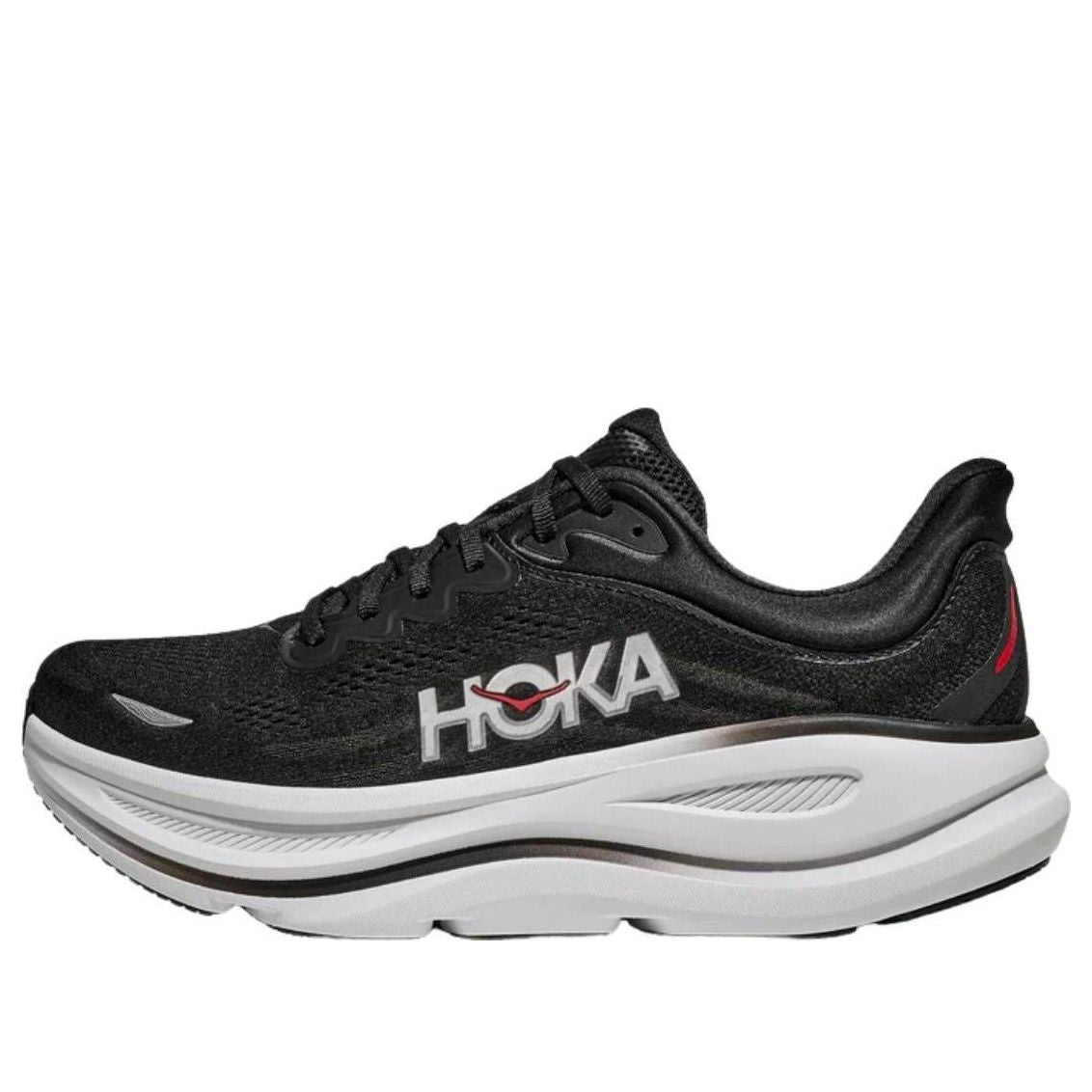 Hoka One One Bondi 9 Black Vermillion 4 Hoka One One Bondi 9 Black Vermillion