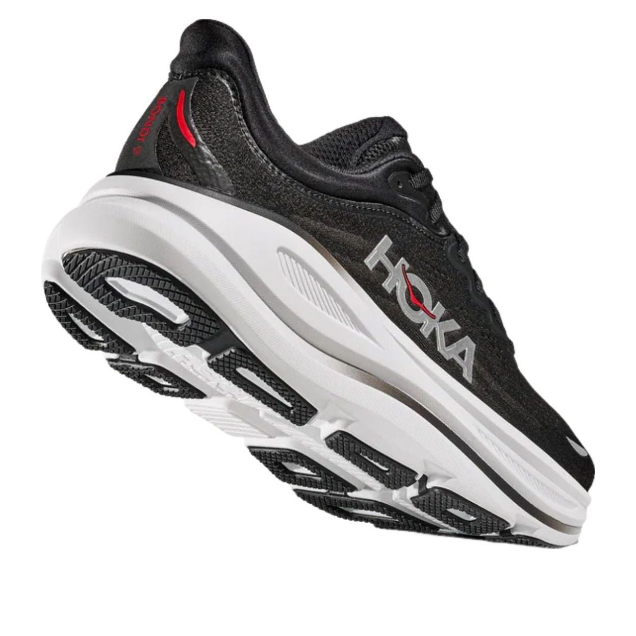 Hoka One One Bondi 9 Black Vermillion 8 Hoka One One Bondi 9 Black Vermillion