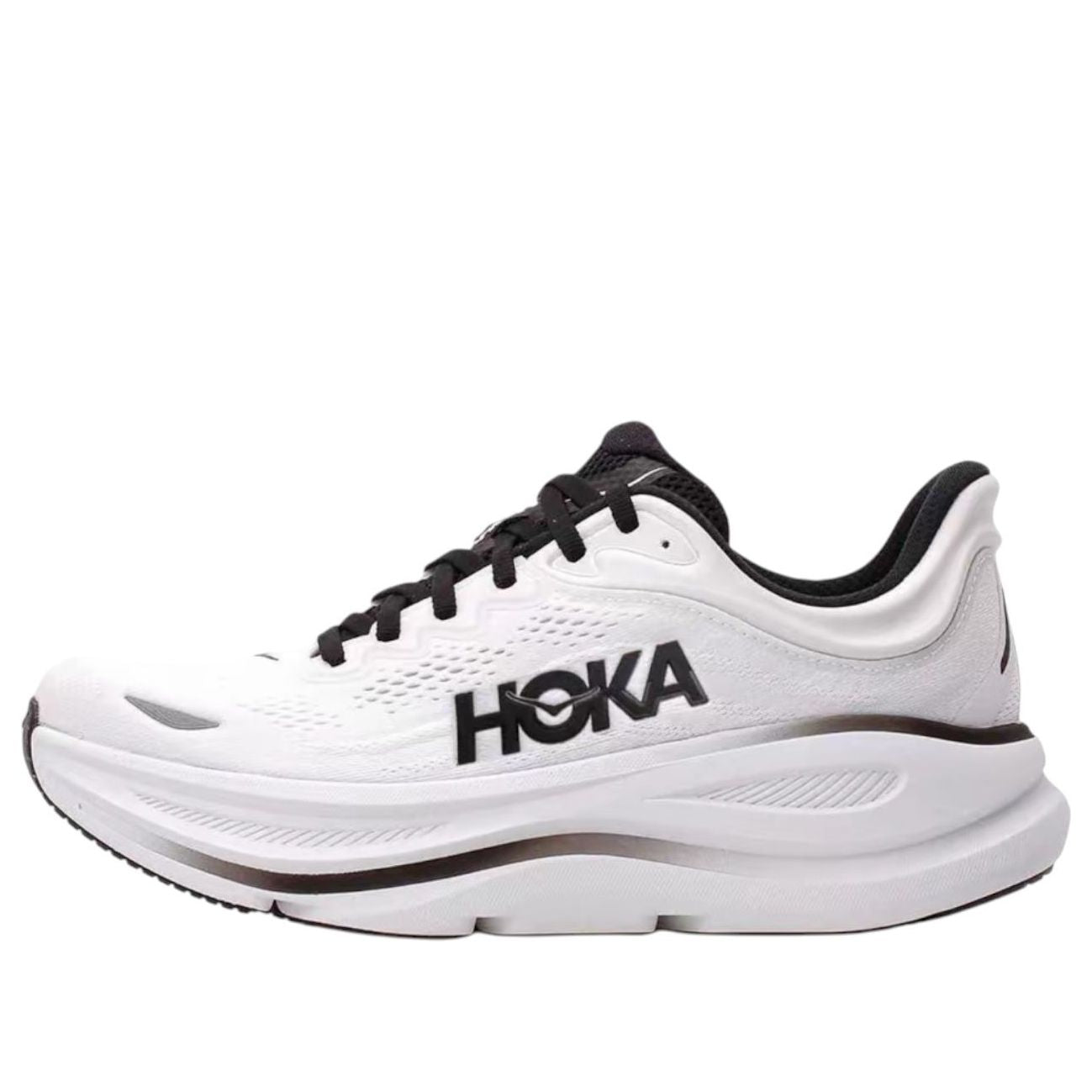 Hoka One One Bondi 9 White Black 4 Hoka One One Bondi 9 White Black