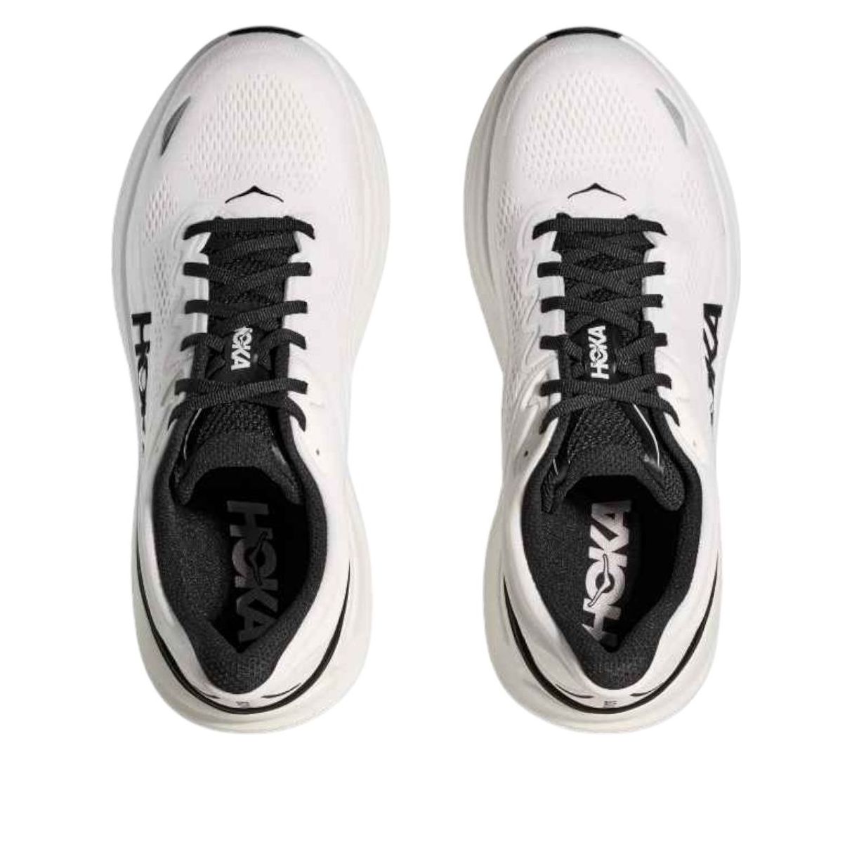 Hoka One One Bondi 9 White Black 5 Hoka One One Bondi 9 White Black