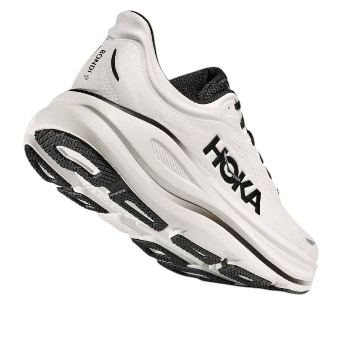 Hoka One One Bondi 9 White Black 7 Hoka One One Bondi 9 White Black