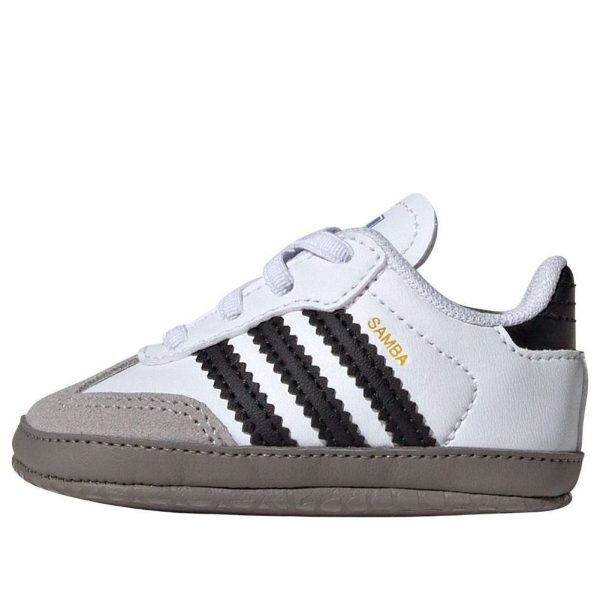 adidas Samba White Black Clear Granite (Infant)