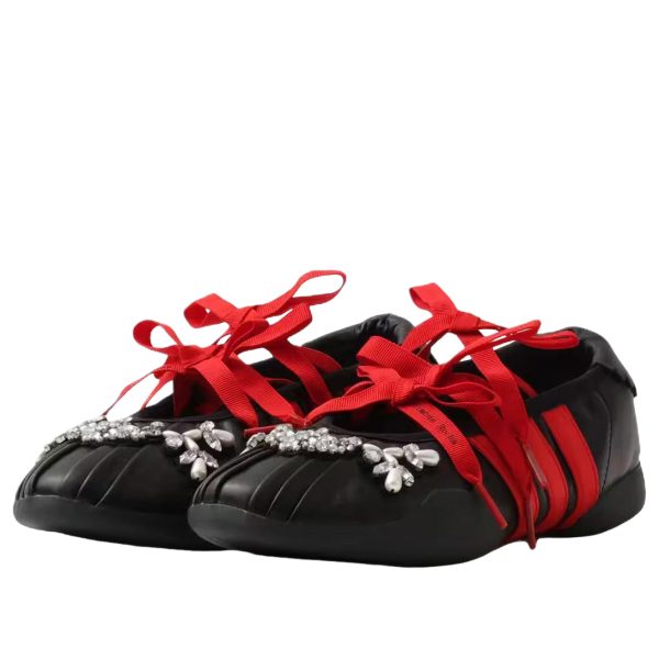 adidas Taekwondo Ballerina Simone Rocha Black Better Scarlet (Womens)