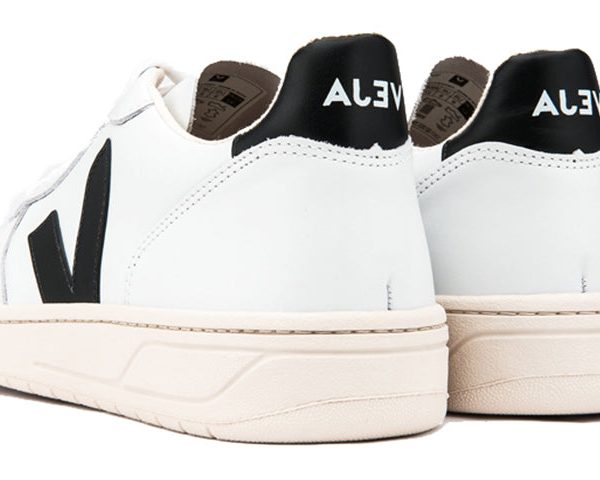 Veja V-10 Leather White Black