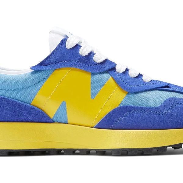 New Balance 327 Warped Essentials Marine Blue Yellow