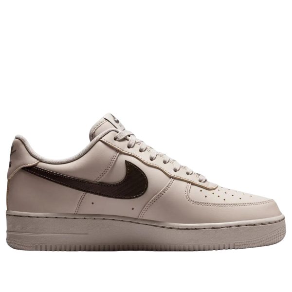 Nike Air Force 1 Low 07 Carbon Fiber Swoosh College Grey Newsprint