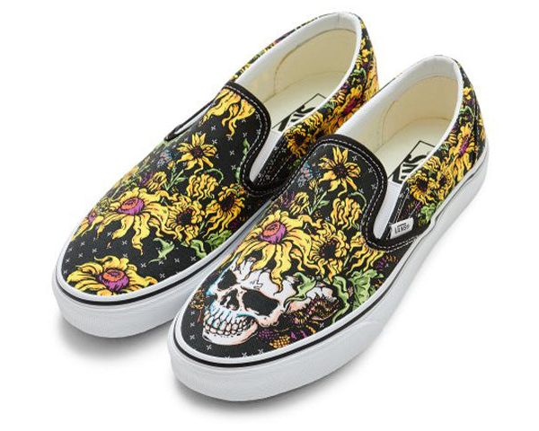 Vans Classic Slip-On Beauty Skull