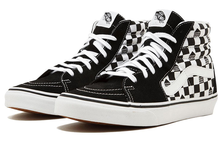 Vans Sk8-Hi DSM Checkerboard Black White 4 Vans Sk8-Hi DSM Checkerboard Black White