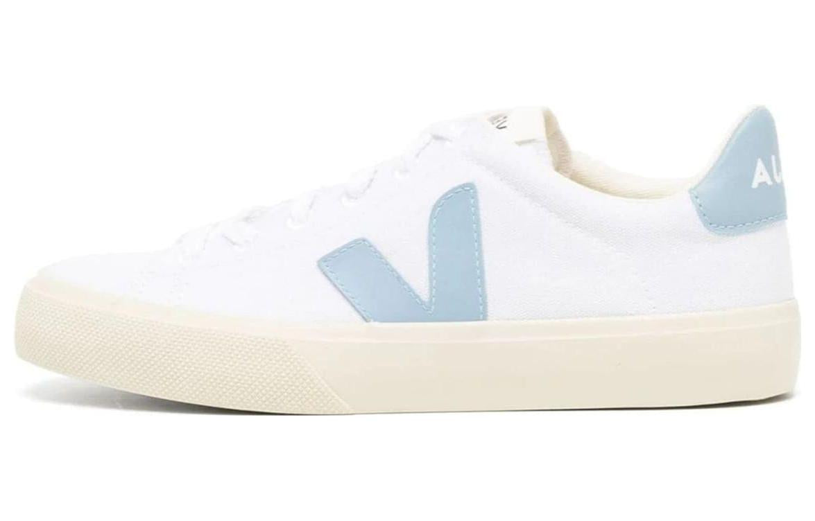 Veja Campo Canvas White Steel 4 Veja Campo Canvas White Steel