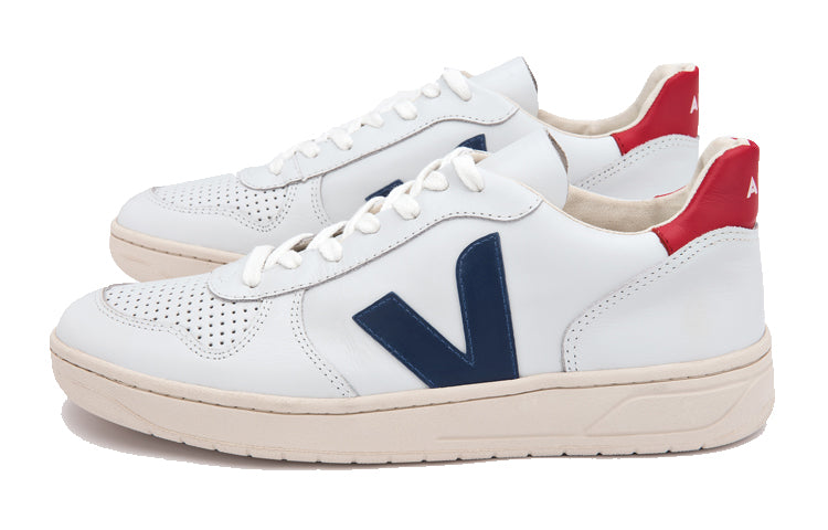 Veja V-10 Leather White Nautico Pekin 4 Veja V-10 Leather White Nautico Pekin