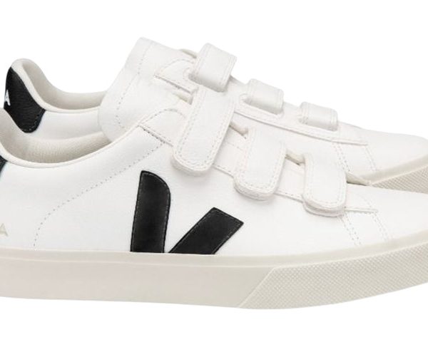 Veja Recife Chromefree Leather White Black (Womens)