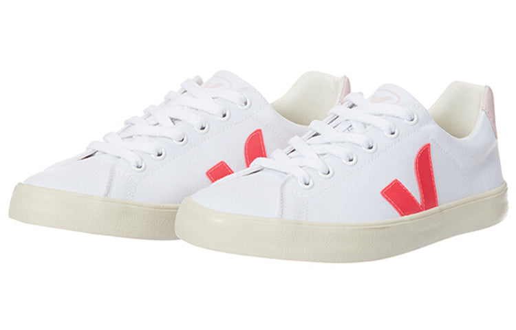 Veja Esplar SE Canvas White Rose-Fluo Petale (Womens) 4 Veja Esplar SE Canvas White Rose-Fluo Petale (Womens)