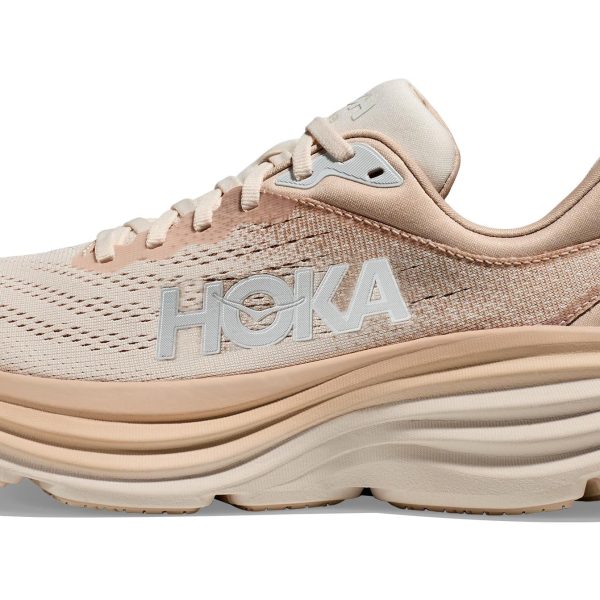 Hoka One One Bondi 8 Shifting Sand Eggnog (Womens)