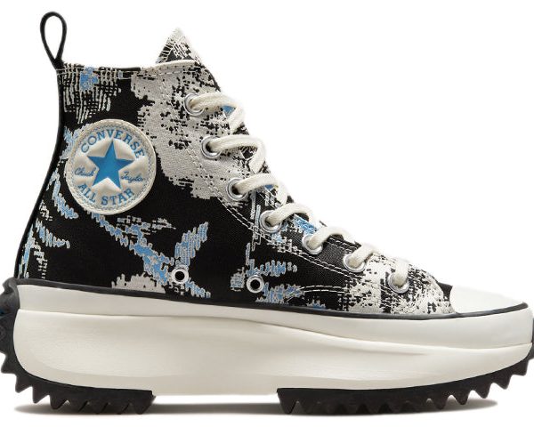 Converse Run Star Hike Hi Floral Fusion University Blue