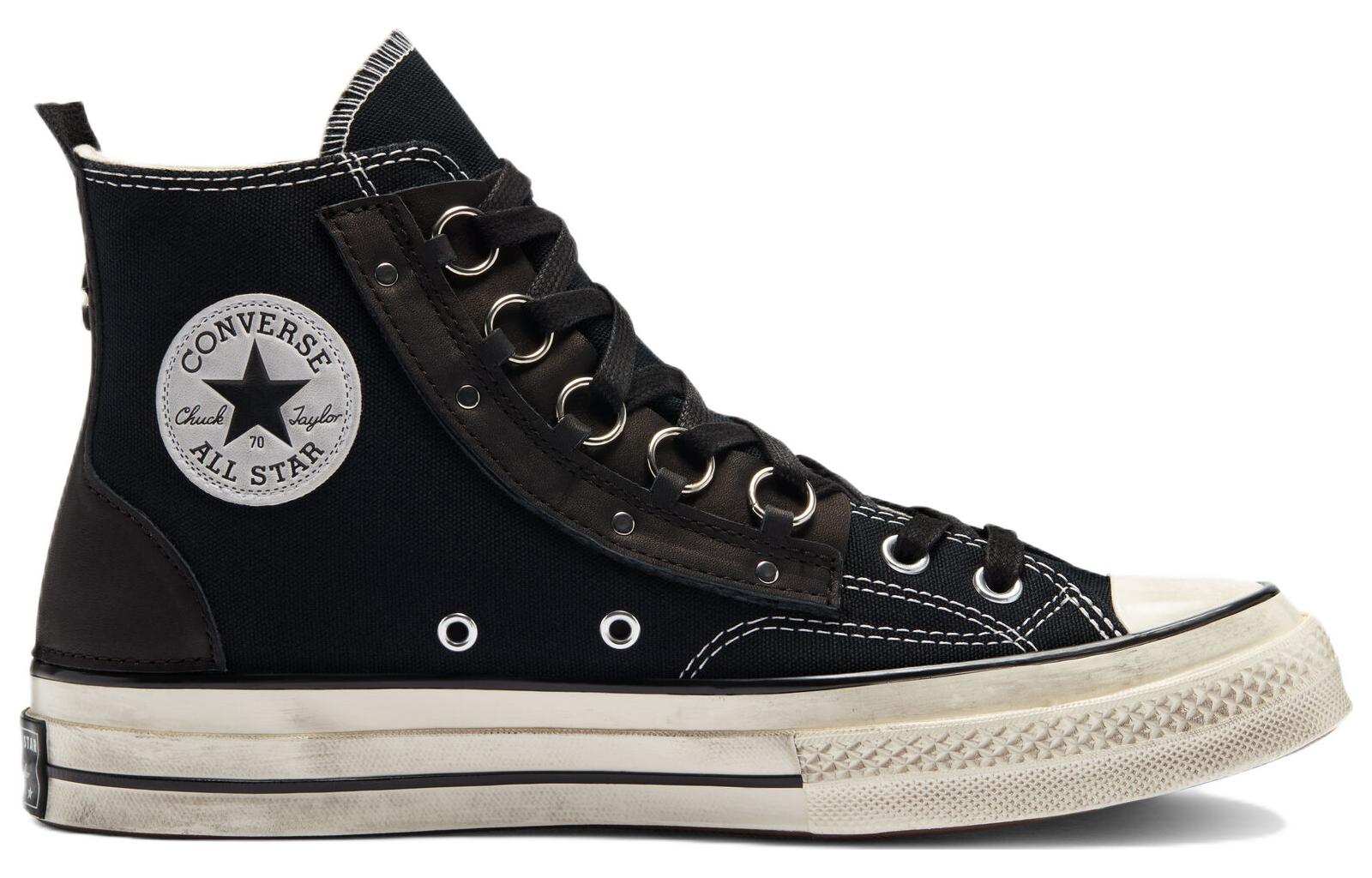 Converse Chuck Taylor All Star 70 Hi Punk Academia Black Metal Ring 4 Converse Chuck Taylor All Star 70 Hi Punk Academia Black Metal Ring