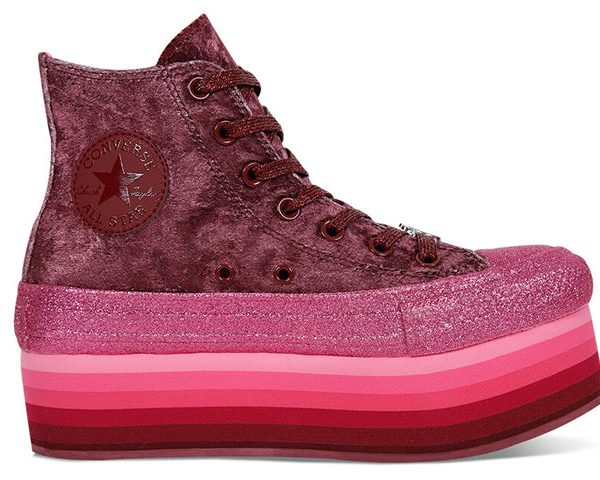 Converse Chuck Taylor All Star Lift Hi Miley Cyrus Pink (Womens)