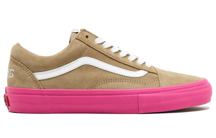Vans Old Skool Pro S Golf Wang Wheat Pink 4 Vans Old Skool Pro S Golf Wang Wheat Pink