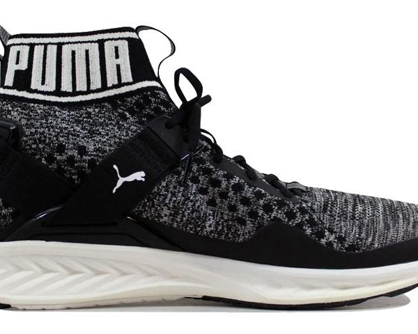 Puma Ignite EvoKnit Black/Quiet Shade-White