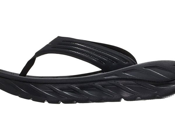 Hoka One One Ora Recovery Flip Black Dark Gull Grey