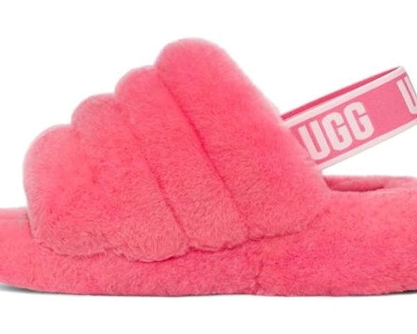 UGG Fluff Yeah Slide Pink Rose (Womens)
