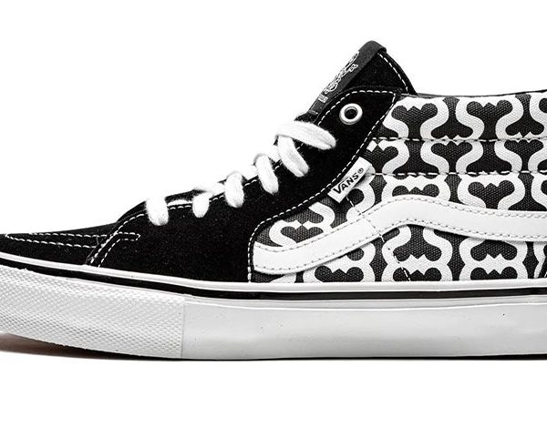 Vans Skate Grosso Mid Supreme Monogram S Logo Black