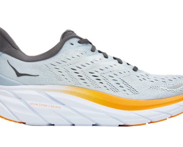 Hoka One One Clifton 8 Blue Fog Orange