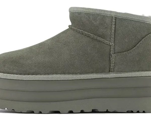UGG Classic Ultra Mini Platform Boot Moss Green (Womens)