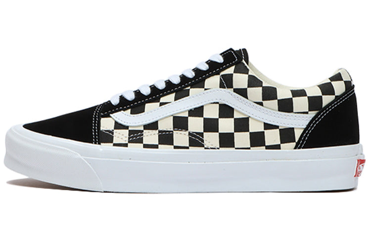 Vans Vault UA OG Old Skool LX Checkerboard Black 4 Vans Vault UA OG Old Skool LX Checkerboard Black