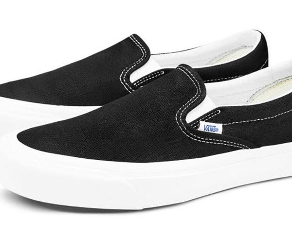 Vans Vault OG Classic Slip-On LX Canvas Black White