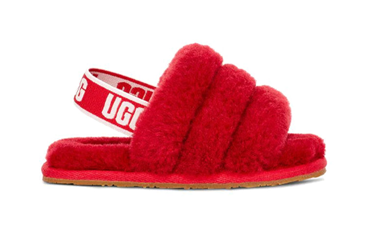 UGG Fluff Yeah Slide Ribbon Red (Toddler) 4 UGG Fluff Yeah Slide Ribbon Red (Toddler)