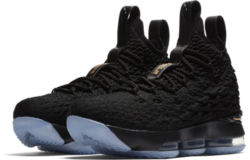 Nike LeBron 15 Black Metallic Gold (GS)