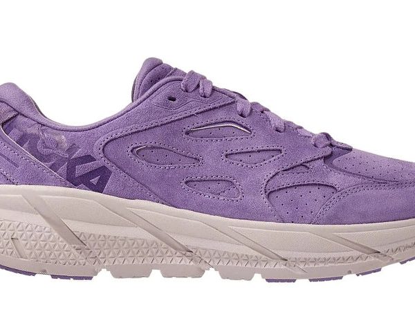 Hoka One One Bondi L Suede Chalk Violet Lilac Ash (All Gender)