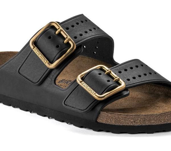 Birkenstock Arizona Bold Leather Roast Black