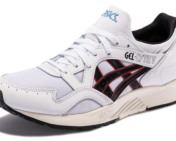 ASICS Gel-Lyte V White Black Red