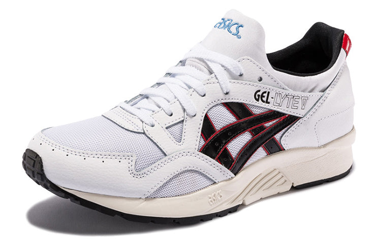 ASICS Gel-Lyte V White Black Red 4 ASICS Gel-Lyte V White Black Red